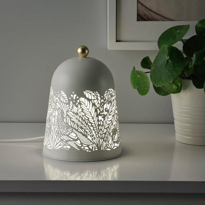 IKEA SOLSKUR LED table lamp, white/brass-colour | IKEA Children's lighting | Eachdaykart