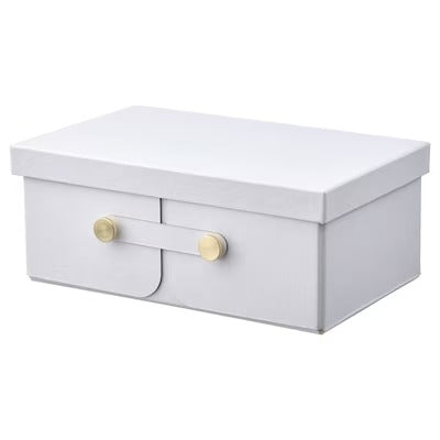 IKEA SPINNROCK Box with compartments, white | IKEA Paper & media boxes | IKEA Storage boxes & baskets | IKEA Small storage & organisers | Eachdaykart
