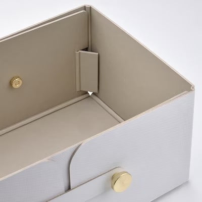 IKEA SPINNROCK Box with compartments, white | IKEA Paper & media boxes | IKEA Storage boxes & baskets | IKEA Small storage & organisers | Eachdaykart
