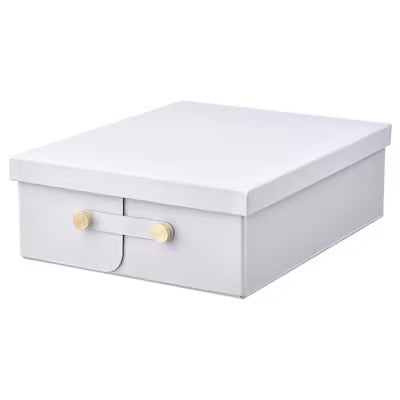 IKEA SPINNROCK Box with compartments, white | IKEA Paper & media boxes | IKEA Storage boxes & baskets | IKEA Small storage & organisers | Eachdaykart