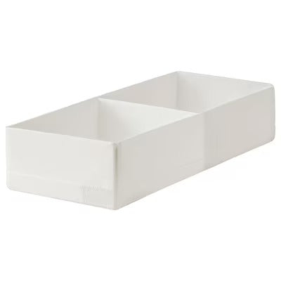 IKEA STUK Box with compartments, white | IKEA Clothes boxes | IKEA Storage boxes & baskets | IKEA Small storage & organisers | Eachdaykart