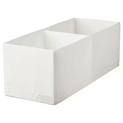 IKEA STUK Box with compartments, white | IKEA Clothes boxes | IKEA Storage boxes & baskets | IKEA Small storage & organisers | Eachdaykart
