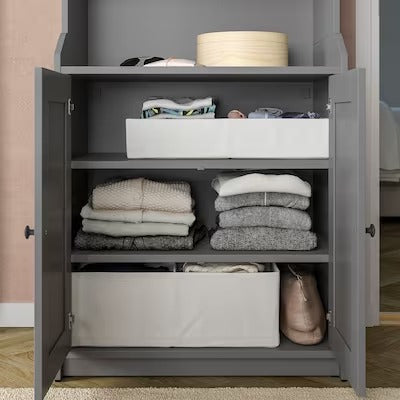 IKEA STUK Box with compartments, white | IKEA Clothes boxes | IKEA Storage boxes & baskets | IKEA Small storage & organisers | Eachdaykart