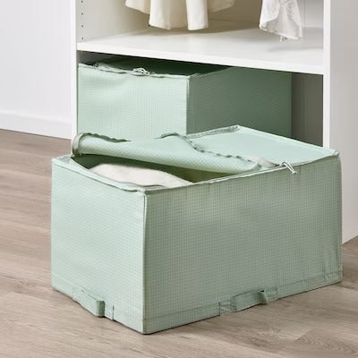 IKEA STUK Storage case, light grey-green | IKEA Children's boxes & baskets | IKEA Storage boxes & baskets | IKEA Small storage & organisers | Eachdaykart