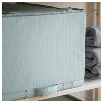 IKEA STUK Storage case, light grey-green | IKEA Children's boxes & baskets | IKEA Storage boxes & baskets | IKEA Small storage & organisers | Eachdaykart