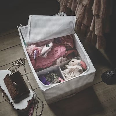 IKEA STUK Storage case, white/grey | IKEA Clothes boxes | IKEA Storage boxes & baskets | IKEA Small storage & organisers | Eachdaykart