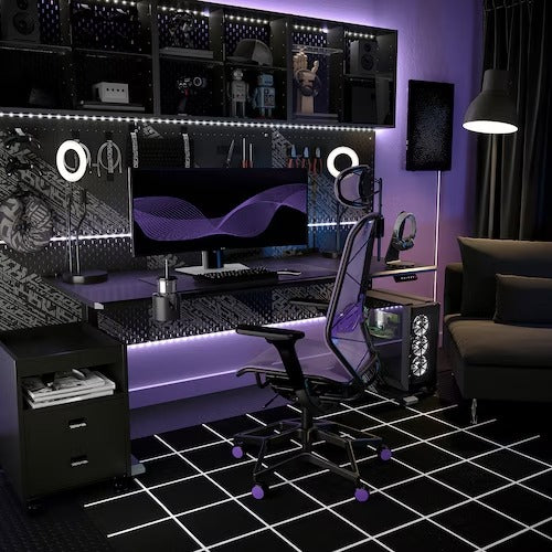 IKEA STYRSPEL Gaming chair, purple/black | IKEA Gaming chairs | IKEA Desk chairs | Eachdaykart