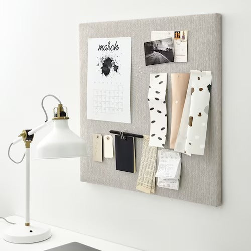 IKEA SVENSAS Memo board with pins, beige | IKEA Noticeboards | Eachdaykart