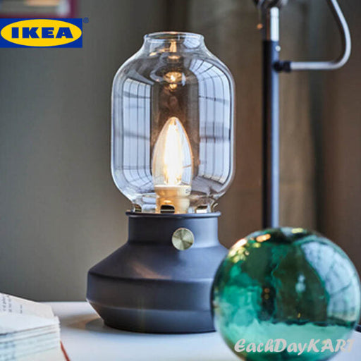 TAeRNABY Table lamp, anthracite - IKEA