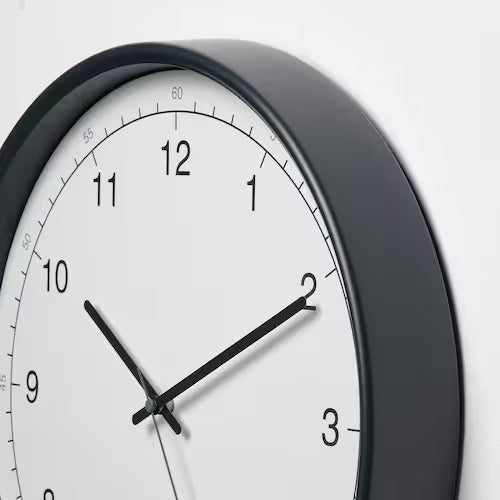 IKEA TAGGAD Wall clock, white/grey | IKEA Wall & table clocks | Eachdaykart