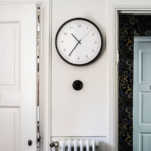 IKEA TAGGAD Wall clock, white/grey | IKEA Wall & table clocks | Eachdaykart