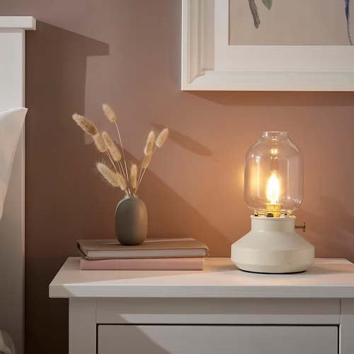 IKEA TARNABY Table lamp, beige | EachDayKart