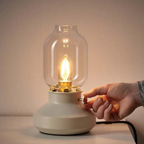 IKEA TARNABY Table lamp, beige | EachDayKart