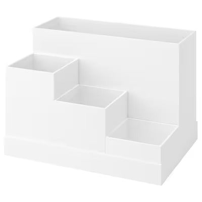 IKEA TJENA Desk organiser, white | IKEA Children's boxes & baskets | IKEA Storage boxes & baskets | IKEA Small storage & organisers | Eachdaykart