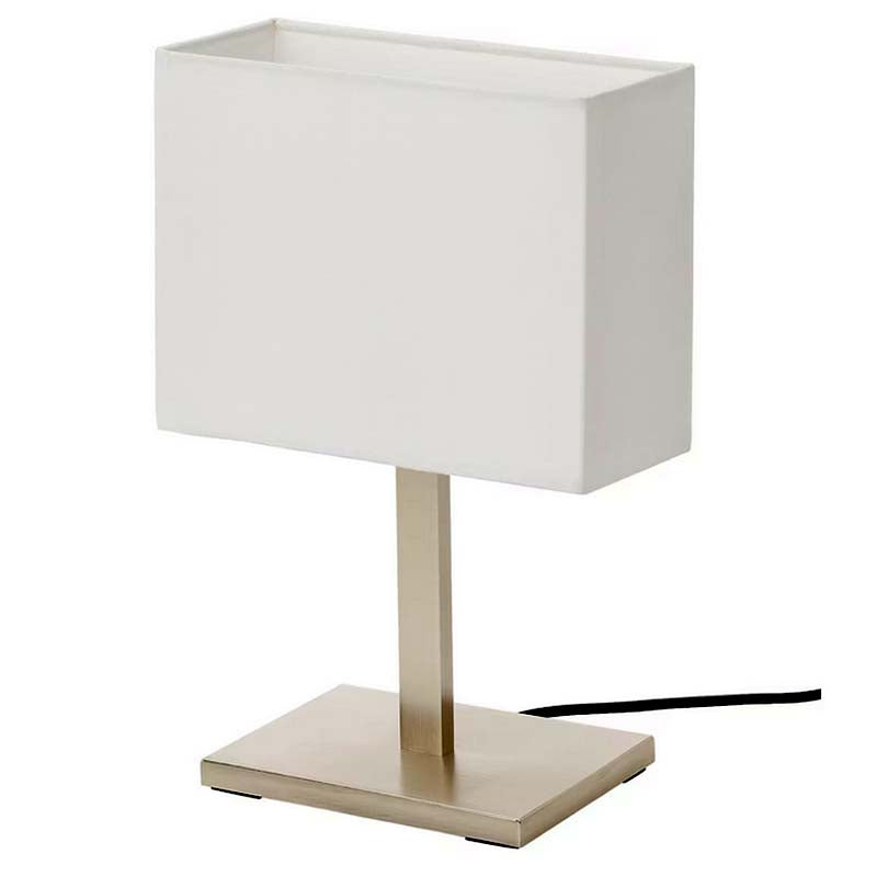TOMELILLA Table lamp, nickel-plated/white - IKEA - IKEA Table Lamps