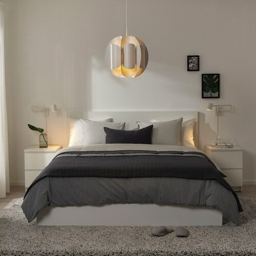 IKEA TRUBBNATE / HEMMA Pendant lamp, white | IKEA ceiling lights | Eachdaykart