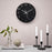 IKEA TUNNIS Wall clock, low-voltage/black | IKEA Wall & table clocks | Eachdaykart