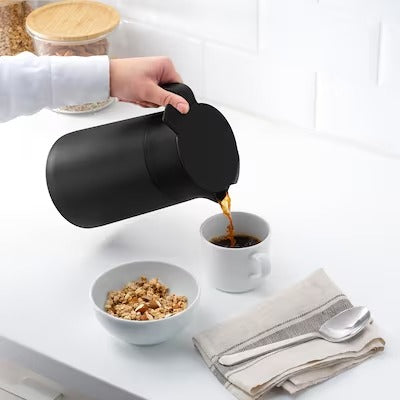 IKEA UNDERLATTA Vacuum flask, black | IKEA Vacuum flasks | IKEA Coffee & tea | Eachdaykart