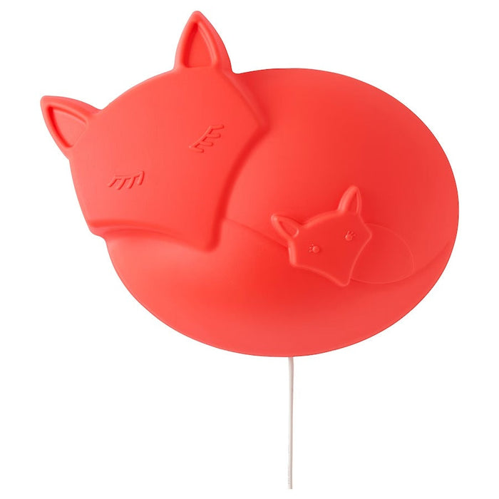 IKEA UPPLYST LED wall lamp, fox orange | IKEA Children's lighting | Eachdaykart