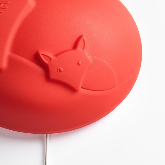 IKEA UPPLYST LED wall lamp, fox orange | IKEA Children's lighting | Eachdaykart