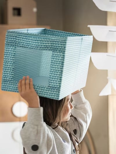 IKEA UPPRYMD Box, turquoise | IKEA Children's boxes & baskets | IKEA Storage boxes & baskets | IKEA Small storage & organisers | Eachdaykart