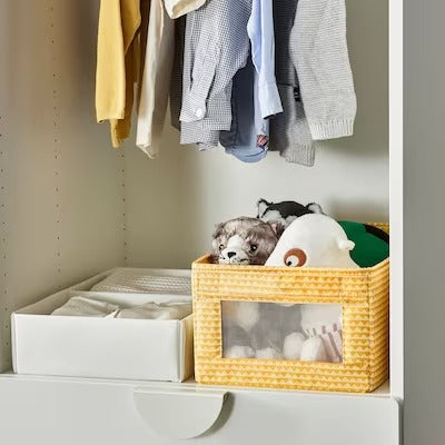 IKEA UPPRYMD Box, yellow | IKEA Children's boxes & baskets | IKEA Storage boxes & baskets | IKEA Small storage & organisers | Eachdaykart