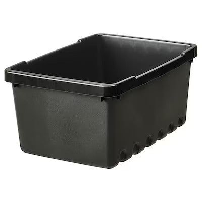 IKEA UPPSNOFSAD Storage box, black | IKEA Secondary storage boxes | IKEA Storage boxes & baskets | IKEA Small storage & organisers | Eachdaykart