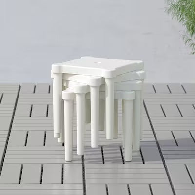 IKEA UTTER Children's stool, in/outdoor/white | IKEA Small chairs | IKEA Children's chairs | Eachdaykart