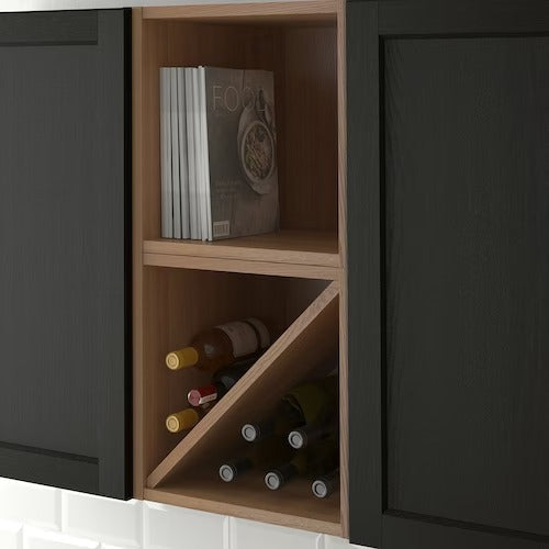 IKEA VADHOLMA Wine shelf, brown/stained ash | Wine racks | Storage & organisation | Eachdaykart