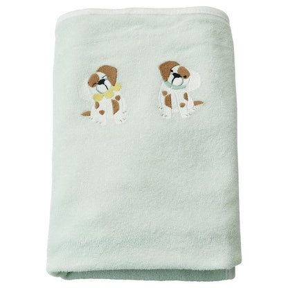 IKEA VADRA Cover for babycare mat, puppy pattern/light green | Eachdaykart