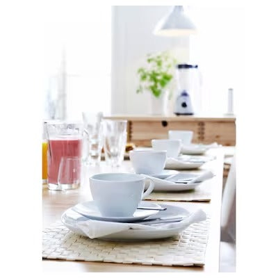 IKEA VARDERA Coffee cup and saucer, white | IKEA Mugs & cups | IKEA Coffee & tea | Eachdaykart