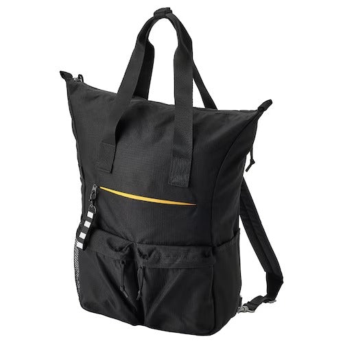 IKEA VARLDENS Backpack, black | Travel bags | IKEA Bags | Eachdaykart