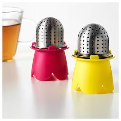 IKEA VAGRAT Tea infuser, light red/yellow | IKEA Tea pots & accessories | IKEA Coffee & tea | Eachdaykart