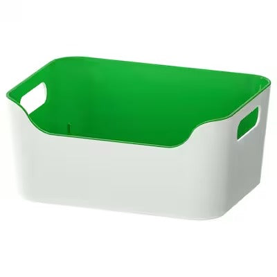 IKEA VARIERA Box, green | IKEA Paper & media boxes | IKEA Storage boxes & baskets | IKEA Small storage & organisers | Eachdaykart