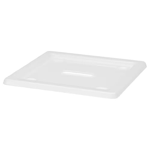 IKEA VESSLA Lid, white | IKEA Bathroom boxes & baskets | IKEA Storage boxes & baskets | IKEA Small storage & organisers | Eachdaykart