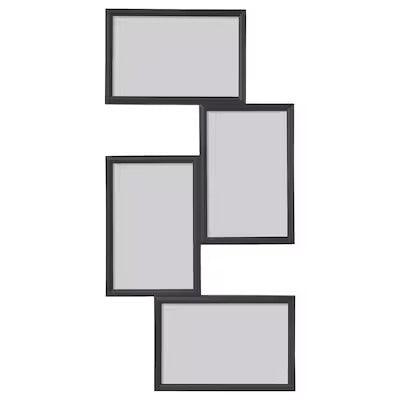 IKEA YLLEVAD Collage frame for 4 photos, black | IKEA Collage photo frames | IKEA Frames & pictures | Eachdaykart