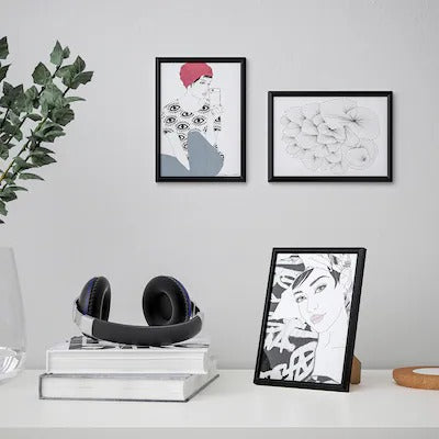 IKEA YLLEVAD Rahmen, schwarz | IKEA Bilder- &amp; Fotorahmen | IKEA Rahmen &amp; Bilder | Eachdaykart