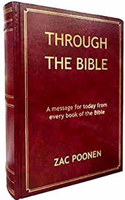 Through the bible by zac poonen